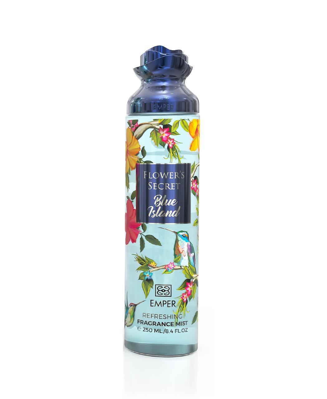 Perfumed Body Mist Flower`s Secret Blue Island 250ml