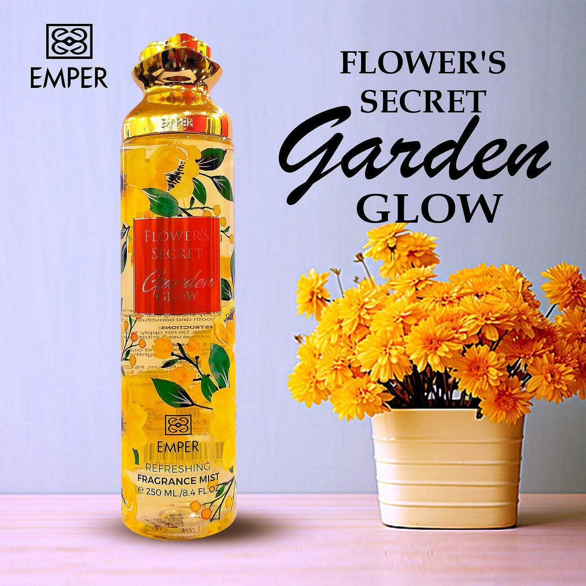 Perfumed Body Mist Flower`s Secret Garden Glow 250ml
