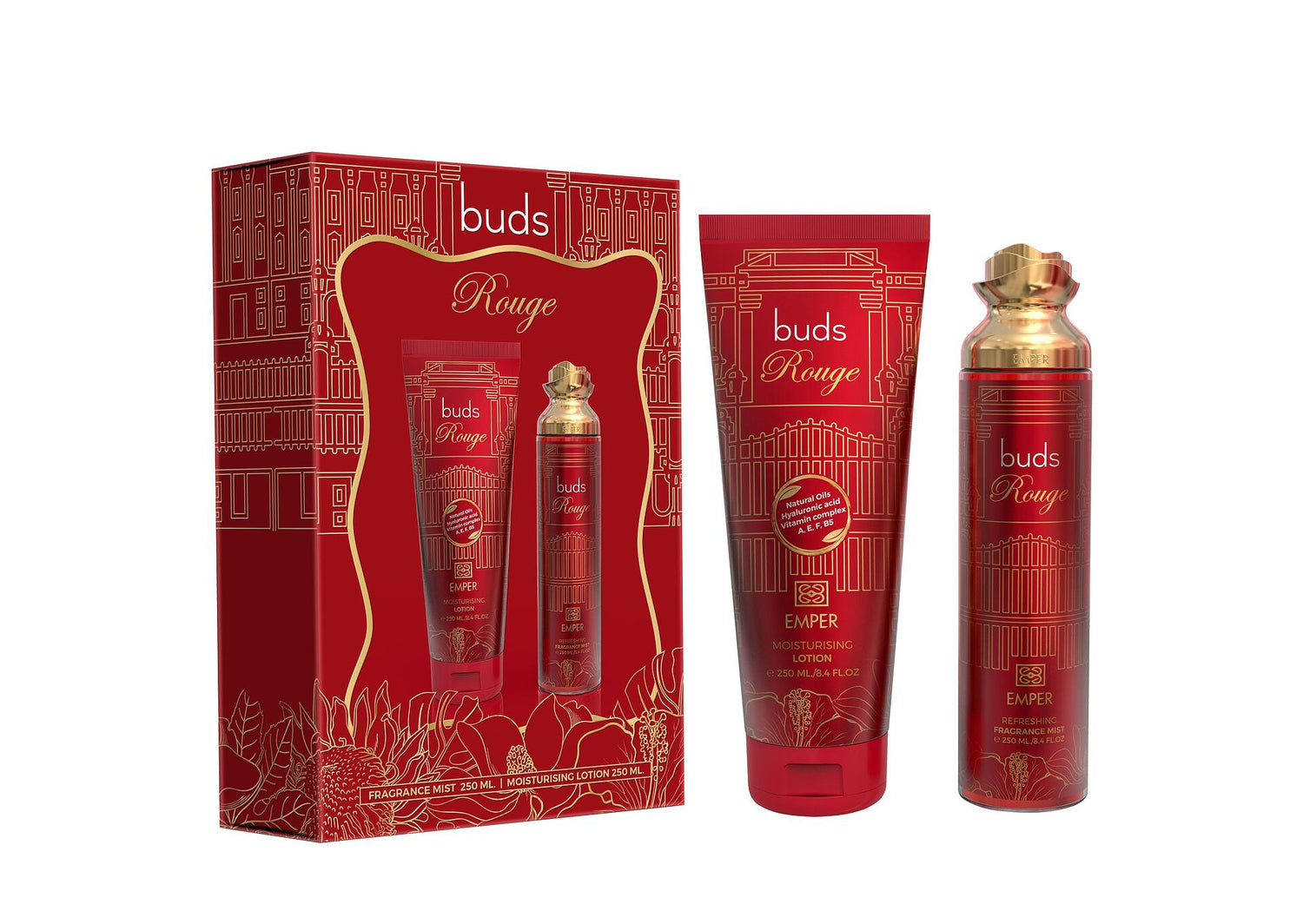 Сет Buds Rouge ( Лосион за тяло + Мист за тяло )